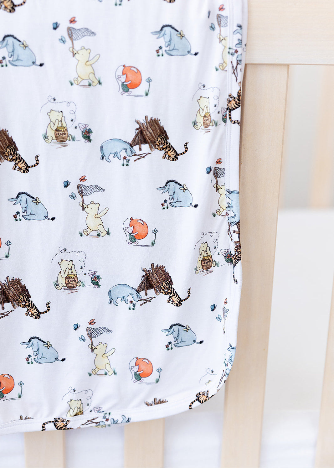 Winnie the Pooh bamboo swaddle.