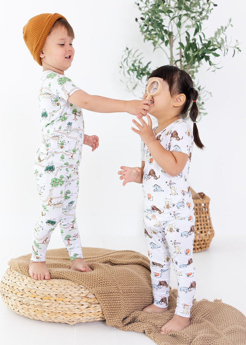 Winnie the Pooh bamboo pajama set.