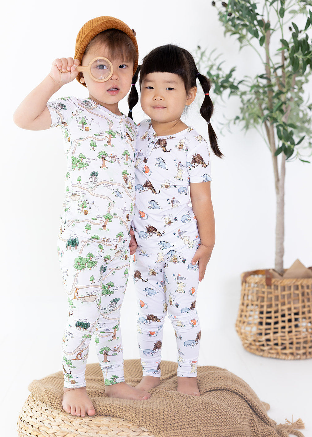 Winnie the Pooh bamboo pajama set.