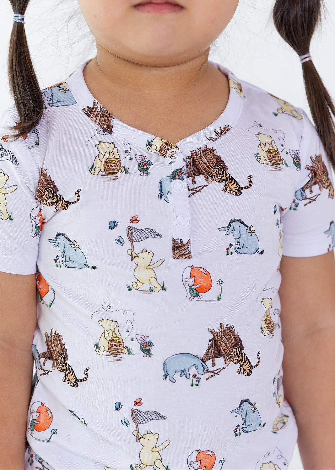 Winnie the Pooh bamboo pajama set.