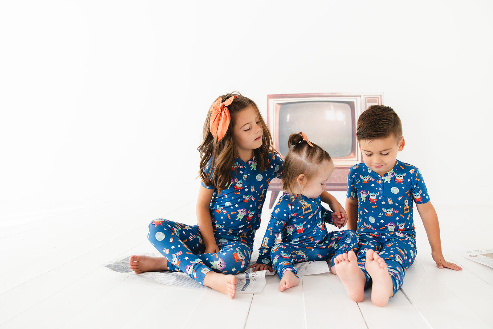 Bamboo pajama set for toddler boys and girls with Chip Chilla print for winter and summer. Daily Wire and Bentkey's Chip Chilla pajamas.