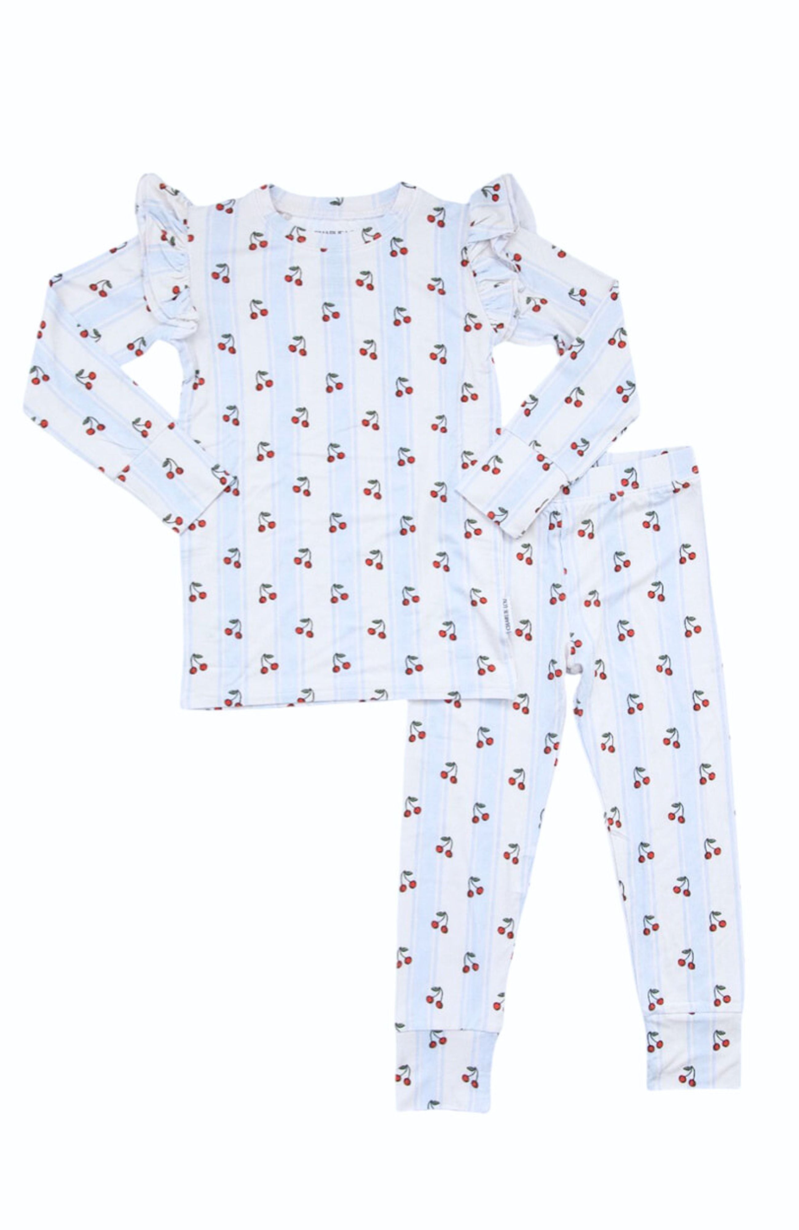 Bamboo Ruffle Pajama Set | Cherry Picker