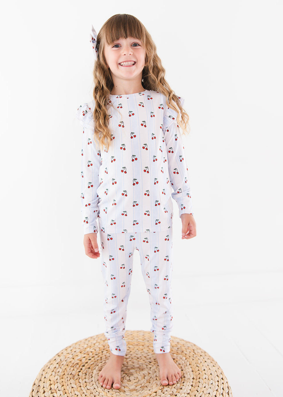 Bamboo Ruffle Pajama Set | Cherry Picker