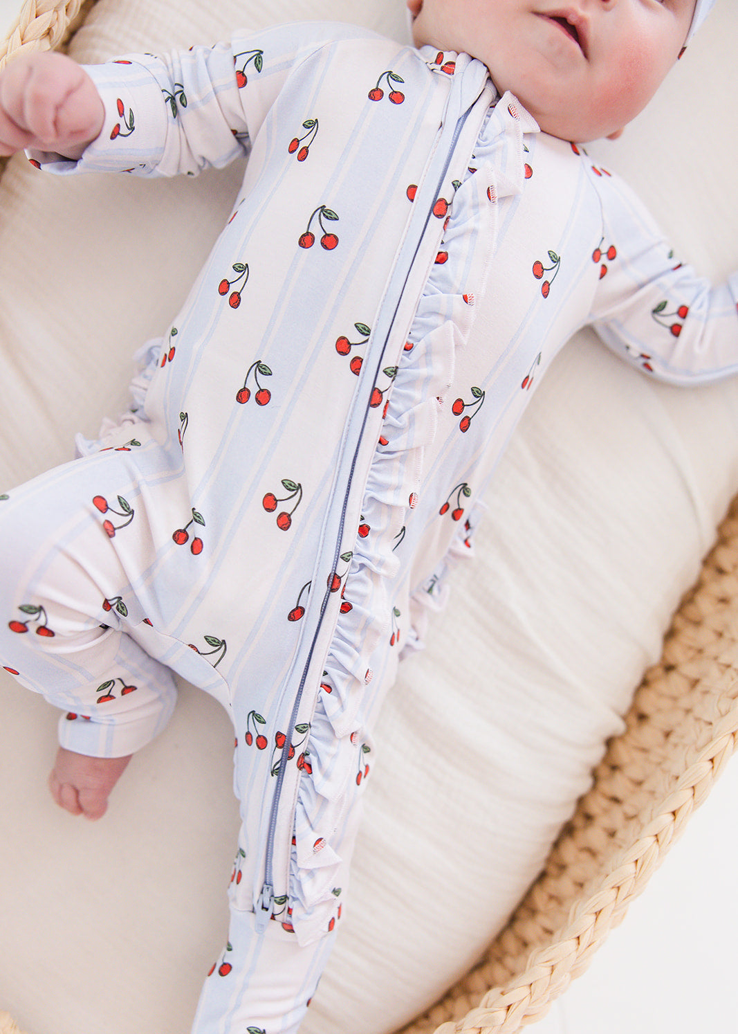 Bamboo Ruffle Rompee™ | Cherry Picker
