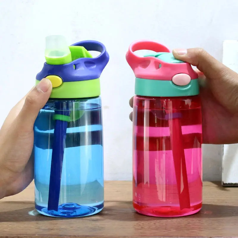 Water Bottle With Straw | 16oz BPA Free