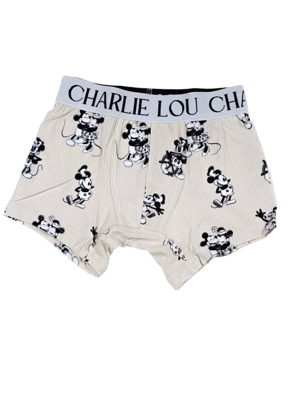 Ribbed Bamboo Boxers | Steamboat Willie