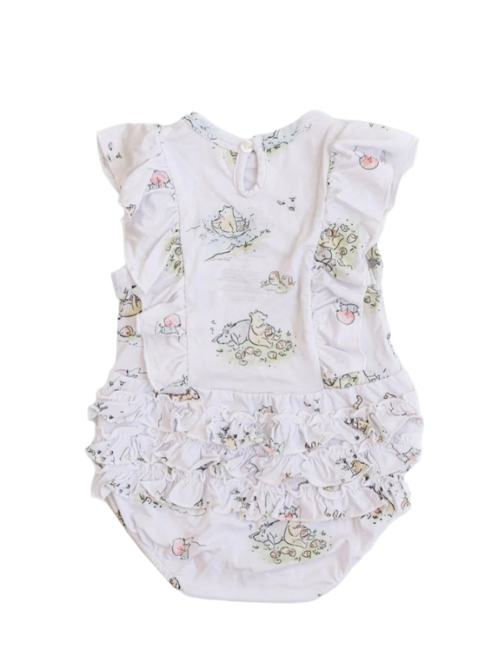Body con volantes y burbujas de bambú de Winnie the Pooh