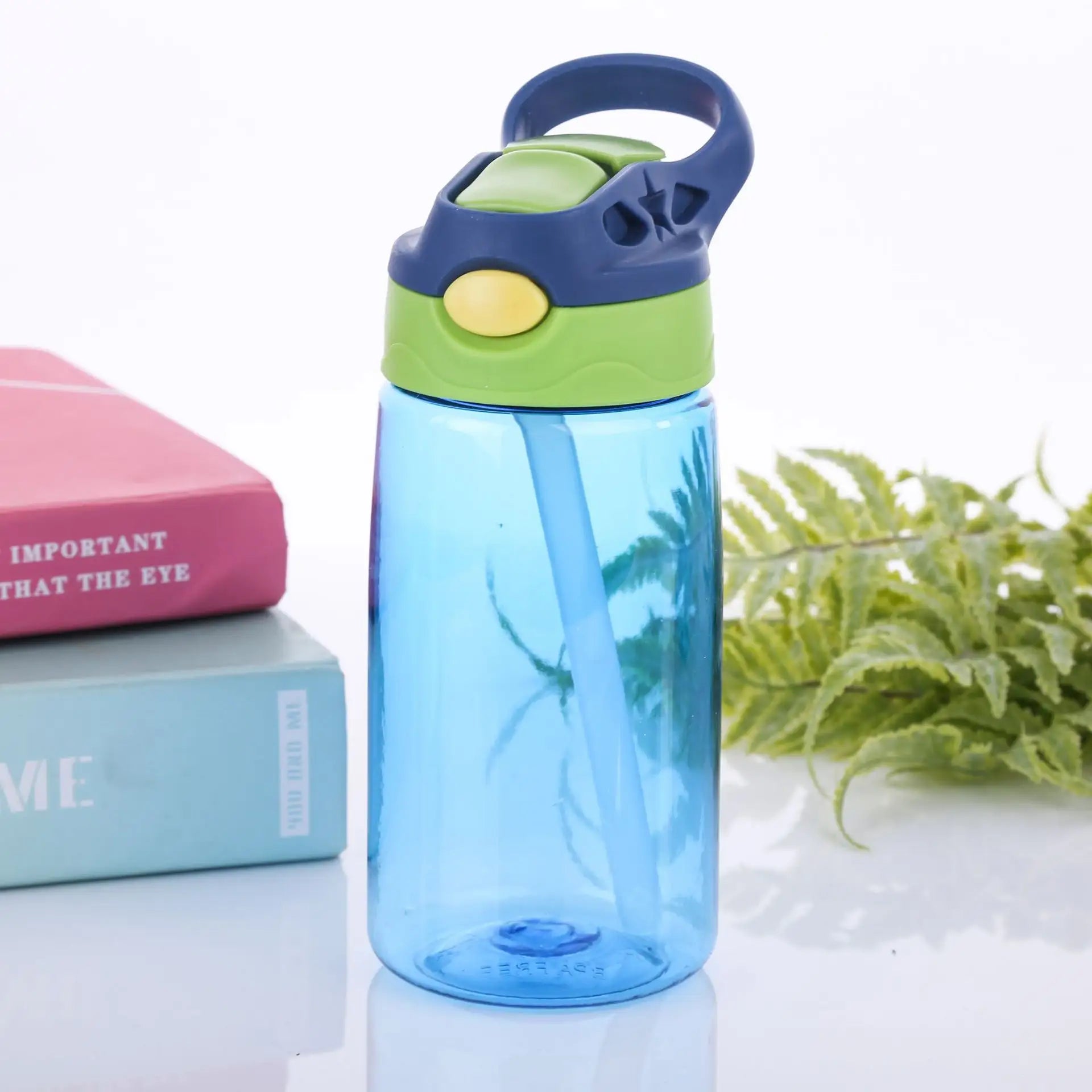 Water Bottle With Straw | 16oz BPA Free