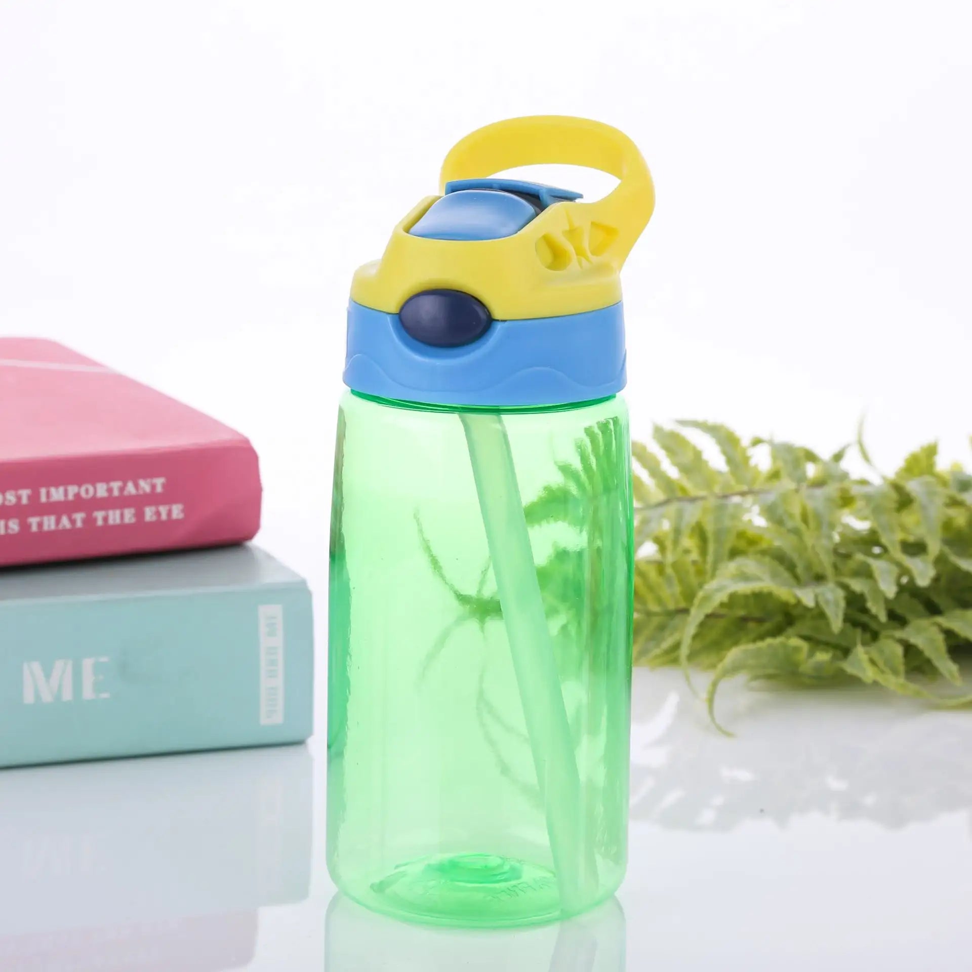 Water Bottle With Straw | 16oz BPA Free