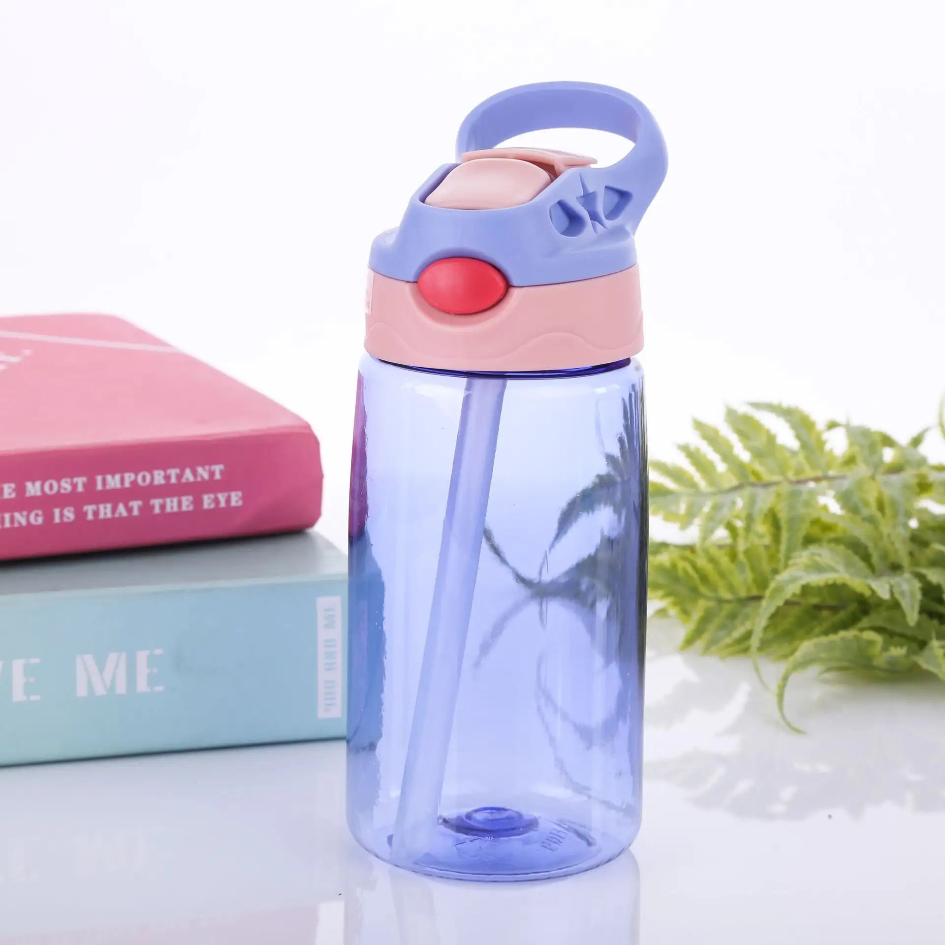 Water Bottle With Straw | 16oz BPA Free
